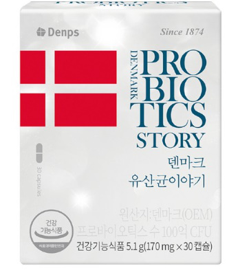 크리스찬한센 덴마크 유산균 이야기, 30정, 1개
