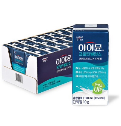 하이뮨 프로틴 밸런스 음료, 190ml, 24개