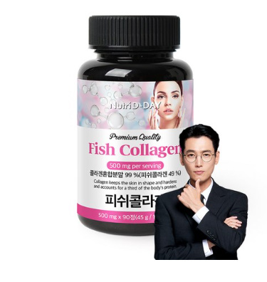 뉴트리디데이 프리미엄 피쉬 콜라겐 타블렛, 90정, 1개