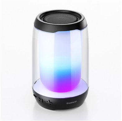 Toocki LED 조명 디자인 무선 블루투스5.0 아웃도어 블랙 스피커