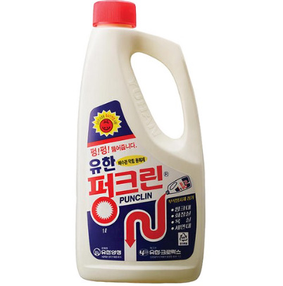 유한락스 펑크린 배수구세정제, 1L, 1개
