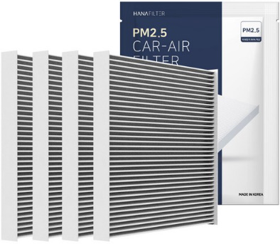 하나필터 PM2.5 자동차 에어컨 필터, HF-11, 4개