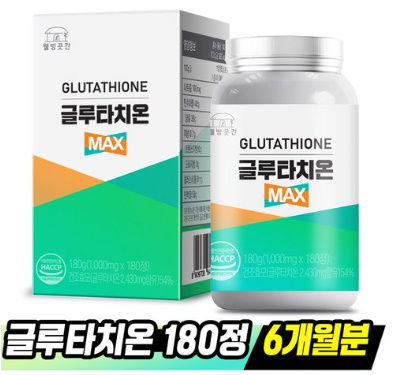 글루타치온 MAX 6개월분 1000mg x 180정, 180정, 1개